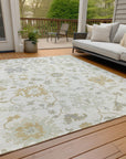 Addison Rugs Taelius Ivory Washable Indoor-Outdoor Rug