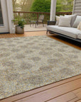 Addison Rugs Taelora Gold Washable Indoor-Outdoor Rug