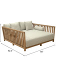 Zuo Modern Teras Olefin Fabric Outdoor Daybed