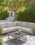 Zuo Modern Teras Olefin Fabric Outdoor Sectional Sofa