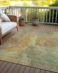 LOOMLAN Rugs Theodara Aloe Washable Indoor-Outdoor Rug