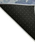 LOOMLAN Rugs Theodara Denim Washable Indoor-Outdoor Rug