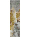 LOOMLAN Rugs Theodara Gold Washable Indoor-Outdoor Rug