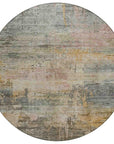 LOOMLAN Rugs Thornyx Green Washable Indoor-Outdoor Rug