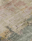 LOOMLAN Rugs Thornyx Green Washable Indoor-Outdoor Rug