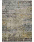 LOOMLAN Rugs Thornyx Pewter Washable Indoor-Outdoor Rug