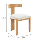 Zuo Modern Tiana Olefin Fabric Outdoor Dining Chair