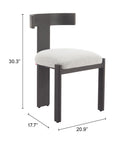 Zuo Modern Tiana Olefin Fabric Outdoor Dining Chair