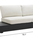 Zuo Modern Tien Olefin Fabric Outdoor Loveseat