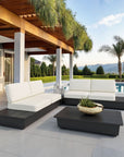 Zuo Modern Tien Olefin Fabric Outdoor Loveseat