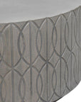 Sunset West Trellis Concrete Round Outdoor Coffee Table