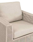 Tropez Olefin Fabric Swivel Outdoor Rocker