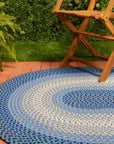 Twin River Braided Round Reversible Outdoor Rugs