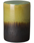 Emissary Two-Tone 13"Dia Ceramic Garden Stool