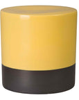 Emissary Two-Tone 18"Dia Ceramic Garden Stool