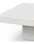 Urbia Una Minimalist Ivory Outdoor Coffee Table