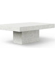 Urbia Una Minimalist Ivory Outdoor Coffee Table