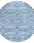 Addison Rugs Uraain Blue Washable Indoor-Outdoor Rug