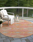 Addison Rugs Uraain Coral Washable Indoor-Outdoor Rug