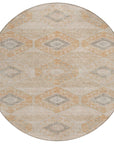 Addison Rugs Uraain Orange Washable Indoor-Outdoor Rug