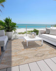 Addison Rugs Uraain Orange Washable Indoor-Outdoor Rug
