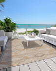 Addison Rugs Uraain Orange Washable Indoor-Outdoor Rug