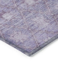 Addison Rugs Uraas Purple Washable Indoor-Outdoor Rug