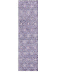 Addison Rugs Uraas Purple Washable Indoor-Outdoor Rug