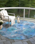 Addison Rugs Uraien Blue Washable Indoor-Outdoor Rug