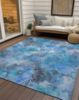 Addison Rugs Uraien Blue Washable Indoor-Outdoor Rug