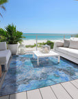 Addison Rugs Uraien Blue Washable Indoor-Outdoor Rug