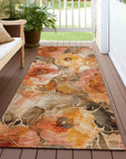 Addison Rugs Uraien Orange Washable Indoor-Outdoor Rug