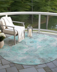 Addison Rugs Uraien Teal Washable Indoor-Outdoor Rug