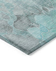 Addison Rugs Uraien Teal Washable Indoor-Outdoor Rug