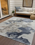 Addison Rugs Uraion Ivory Washable Indoor-Outdoor Rug