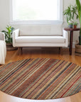 LOOMLAN Rugs Velatrix Orange Washable Indoor-Outdoor Rug