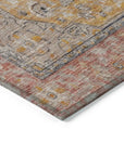 LOOMLAN Rugs Vexira Gold Washable Indoor-Outdoor Rug
