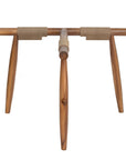 LH Home Vineyard Glass Top Round Outdoor Coffee Table