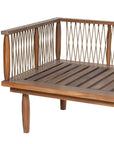 LH Home Vineyard Olefin Fabric Outdoor Loveseat