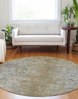 Addison Rugs Vintage Brown Washable Indoor-Outdoor Rug