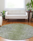 Addison Rugs Vintage Green Washable Indoor-Outdoor Rug