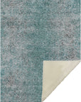 Addison Rugs Vintage Teal Washable Indoor-Outdoor Rug