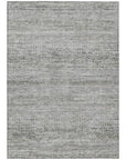 LOOMLAN Rugs Viviennea Gray Washable Indoor-Outdoor Rug