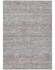 LOOMLAN Rugs Viviennea Ivory Washable Indoor-Outdoor Rug