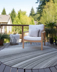 Addison Rugs Waves Grey Washable Indoor-Outdoor Rug
