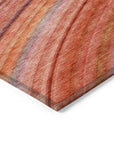 Addison Rugs Waves Terracotta Washable Indoor-Outdoor Rug
