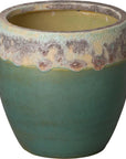 Emissary Weather Resistant Ceramic Round Planter