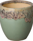 Emissary Weather Resistant Ceramic Round Planter