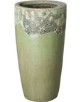 Weather Resistant Tall Round Ceramic Planter - LOOMLAN - Emissary - Planters