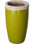 Weather Resistant Tall Round Ceramic Planter - LOOMLAN - Emissary - Planters